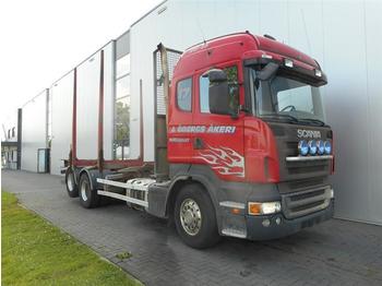 Scania R480 6X2 MANUAL TEN TIRES EURO 4  - 林业拖车