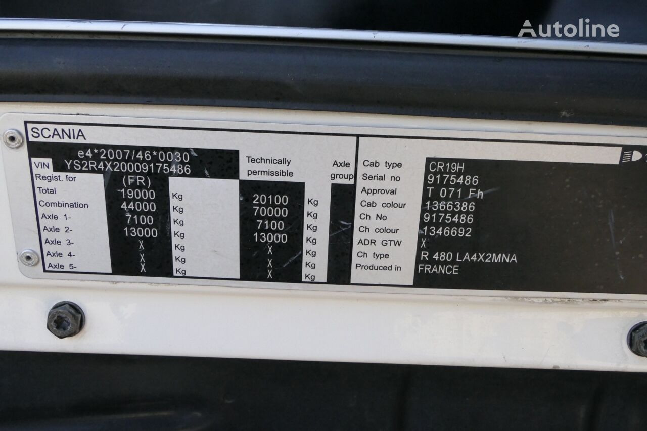 牵引车 Scania R 480 / HIGHLINE / RETARDER / PEŁNY ADR / PDE AD-BLUE / I-PARK：图40