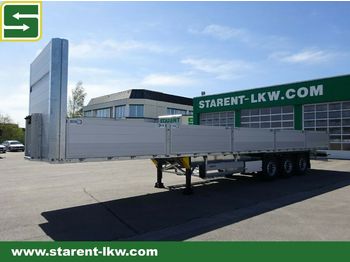 新的 栏板式/ 平板半拖车 Schmitz Cargobull Baustofftrailer,Liftachse, Rungen, 80cm Bordwand：图1