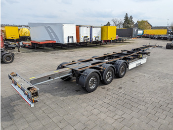 集装箱运输车/ 可拆卸车身的半拖车 Schmitz Cargobull SCF 24 3-Axles Schmitz - Lift-axle - All Containers - Sliding Head and Back - 01/2025APK (O1807)：图1