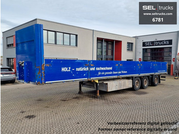 栏板式/ 平板半拖车 Schmitz Cargobull SPR 24 / Staplerhalterung / Lenkachse /Liftachse：图1