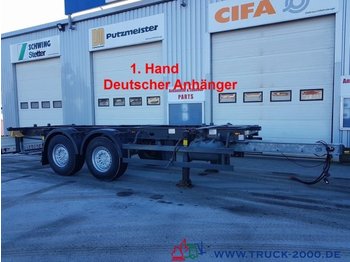 Schmitz ZWF18 BDF Tandem 1.Hand SAF Achsen Scheibenbrems - 集装箱运输车/ 可拆卸车身的拖车