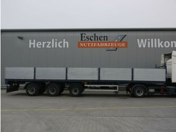 Schröder 3 Achs, zwangsgelenkt, Luft/Lift  - 栏板式/ 平板半拖车