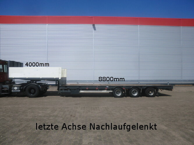 低装载半拖车 用于运输 重型机械 Schwarzmüller STP 3/ZV-N STP 3/ZV-N, 3-Achse nachlaufgelenkt, mit 6x Twist Lock：图2