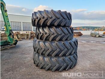  Set of Tyres and Rims to suit Valtra Tractor - 轮胎