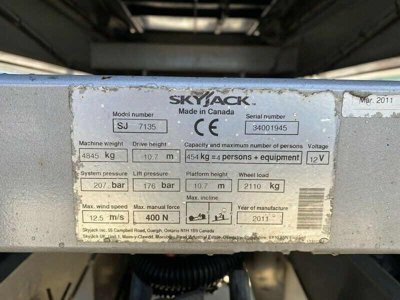 剪式升降机 Skyjack SJ 7135 *12,7 Meter：图9