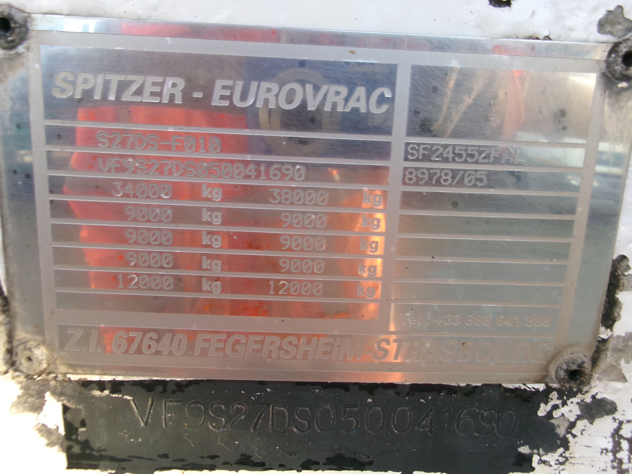 Spitzer Powder tank alu 55 m3 / 5 comp 租赁 Spitzer Powder tank alu 55 m3 / 5 comp：图37