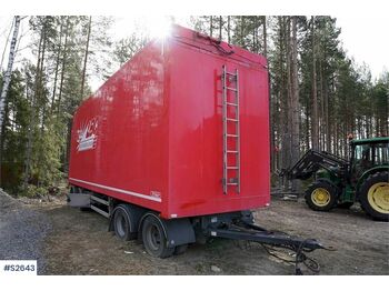 TYLLIS 4PVH Wood Chip Combi trailer with hydraulics - 封闭厢式拖车