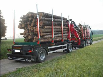 木材运输拖车