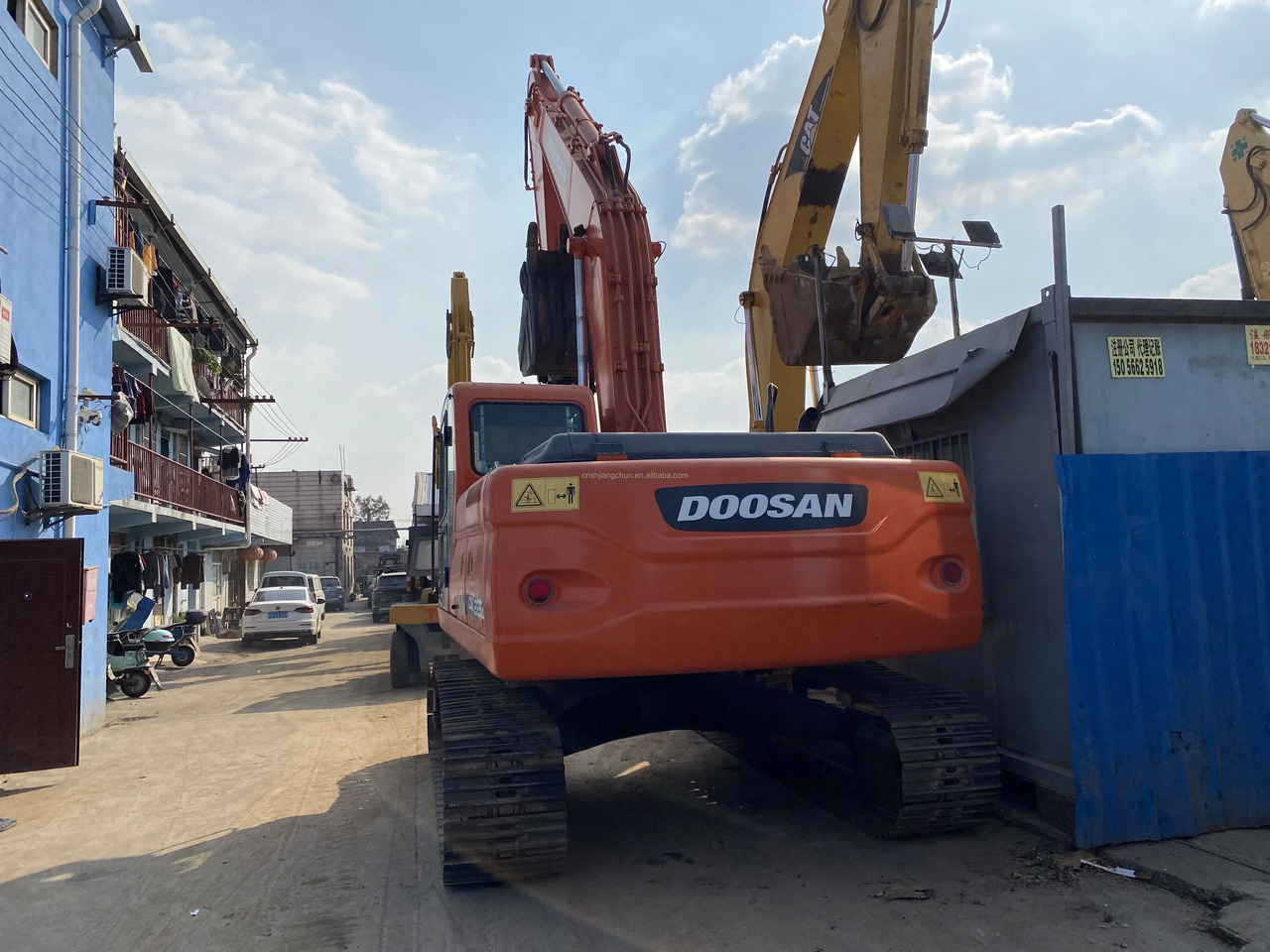 履带式挖掘机 Used Doosan DX225 Excavators Best Selling DOOSAN excavator machine construction used machinery equipment dx225 used excavators：图3