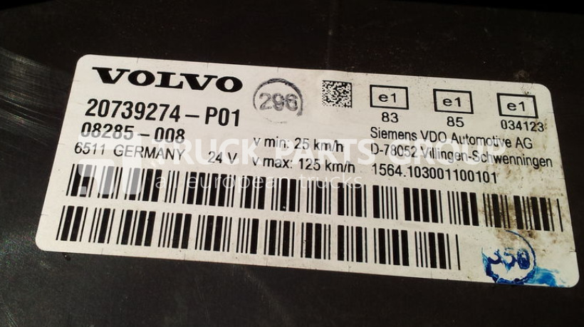 仪表板 适用于 卡车 VOLVO FH12, combination kit, instrument panel, dashboard 20739274：图7