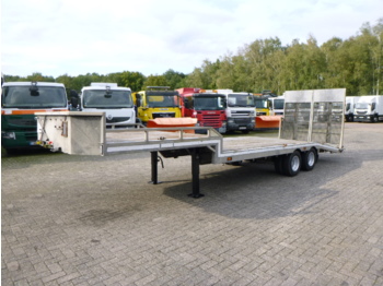 Veldhuizen Semi-lowbed trailer (light commercial) P37-2 + ramps + winch - 低装载半拖车