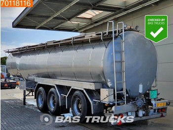 Vocol 35.000 Ltr. Stainless steel + Pump Wassertank RVS INOX - 液罐半拖车