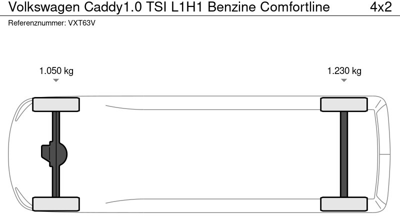 Volkswagen Caddy1.0 TSI L1H1   Benzine omfortline 租赁 Volkswagen Caddy1.0 TSI L1H1   Benzine omfortline：图9