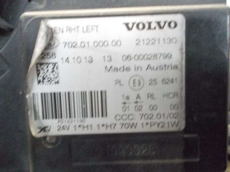 前照灯 适用于 卡车 Volvo 21221130//21221129 KOPLAMP RECHTS EN LINKS VOLVO FH 460 EURO 6：图5