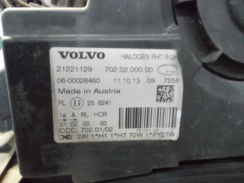 前照灯 适用于 卡车 Volvo 21221130//21221129 KOPLAMP RECHTS EN LINKS VOLVO FH 460 EURO 6：图6