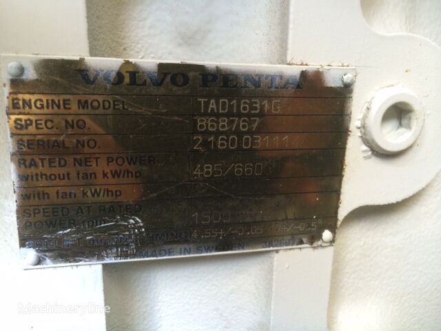 发电机组 Volvo 500 kva TAD1631：图6