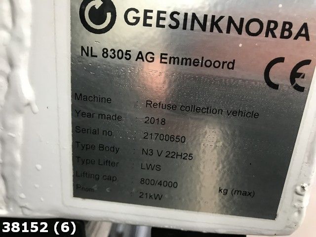 垃圾车 Volvo FE 320 GeesinkNorba：图15