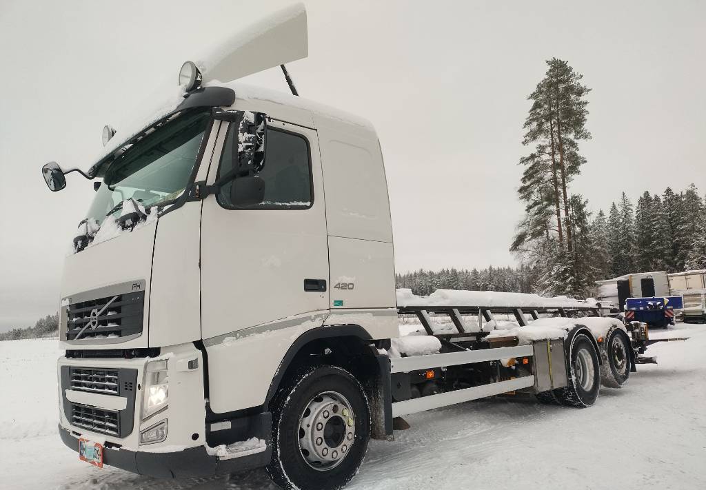 集装箱运输车/ 可拆卸车身的卡车 Volvo FH13 6x2 hydr.tasonostolaite,pl-nostin：图2