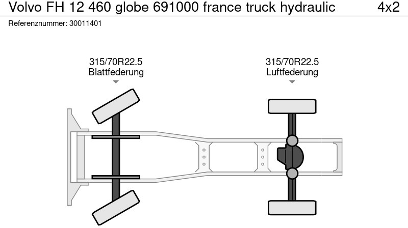 牵引车 Volvo FH 12 460 globe 691000 france truck hydraulic：图13