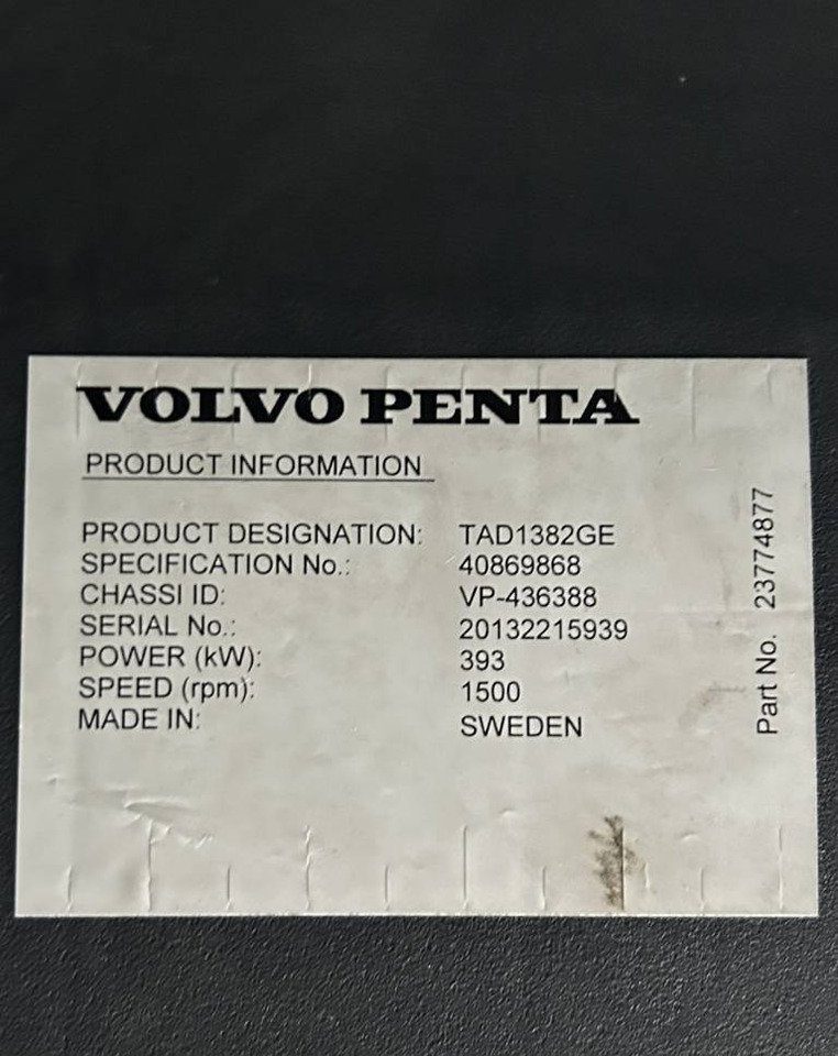发电机组 Volvo TAD1382GE - 430 kVA Stage V Generator - DPX-19032：图12