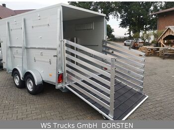 新的 牲畜运输拖车 WST Edition  Voll ALU "NEU" Viehanhänger 3,5to：图1