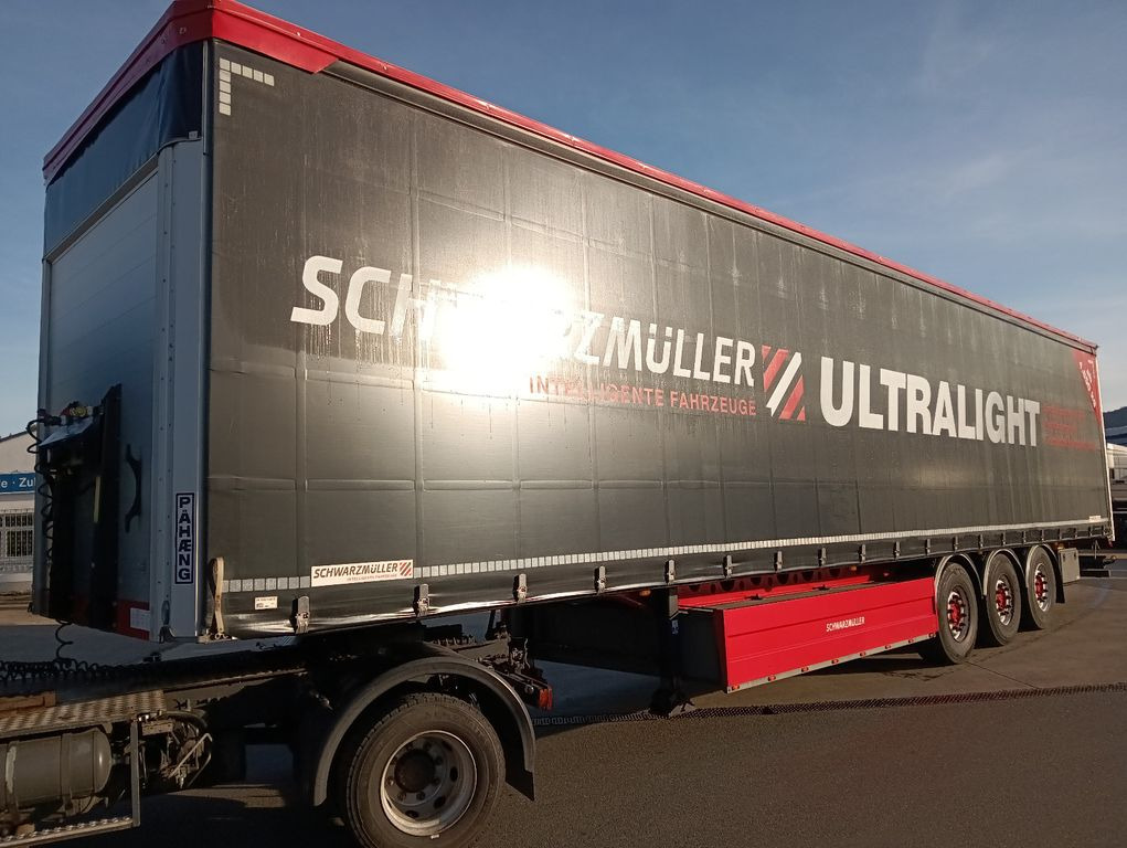Schwarzmüller 3-A-ULTRALIGHT-Pal-Kiste Liftachse SAF 5680kgTÜV  - 侧帘半拖车：图5
