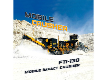 FABO FTI-130 MOBILE IMPACT CRUSHER 400-500 TPH | AVAILABLE IN STOCK - 移动破碎机：图1