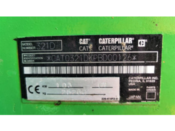 Caterpillar 321DLCR - 履带式挖掘机：图2