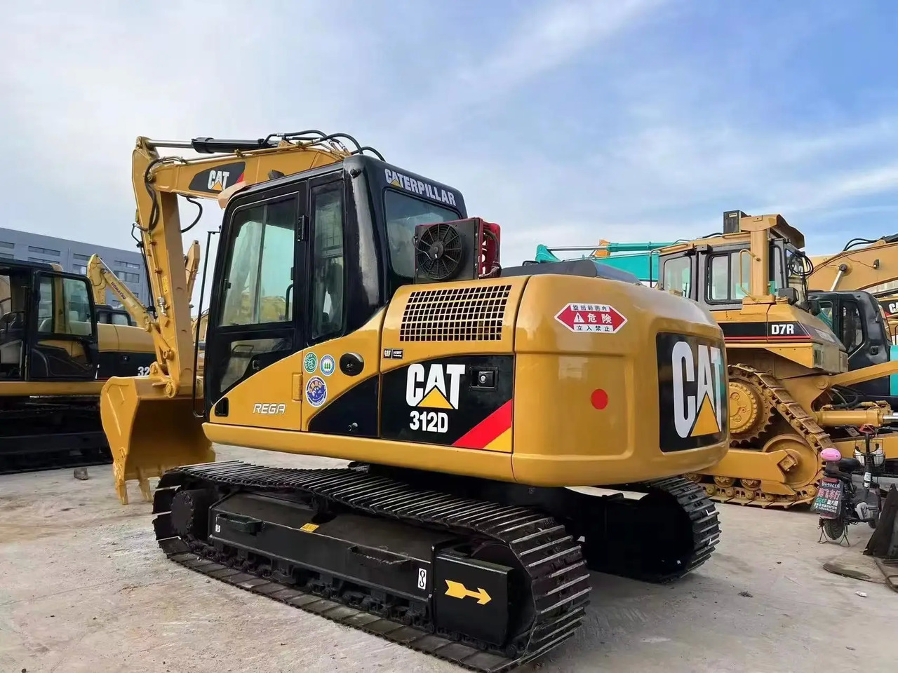 履带式挖掘机 cat 312d used excavator china trade used cat312 excavator caterpillar used 12 ton excavators cat 312：图5