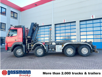 吊钩升降车, 起重车 Volvo FM 460 8x2-6, Lenk-/Liftachse, Kran HMF 2020-K4,：图3