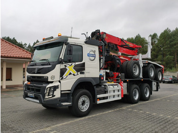 木材运输车 Volvo FMX 540 6x4 RETARDER PALFORET EPSILON S300L Do Drewna：图4