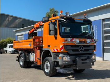 Mercedes-Benz ACTROS 2044 4x4 Kipper Kran ATLAS 65.2 A2L 租赁 Mercedes-Benz ACTROS 2044 4x4 Kipper Kran ATLAS 65.2 A2L：图1