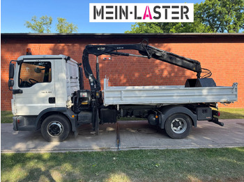翻斗货车 MAN TGL 8.180 3 S-Kipper Hiab 55 D *10,2 m - 640 kg：图4