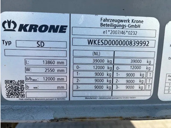 封闭厢式半拖车 Krone 2018 XL P400 MEGA HUPAC - FERRY SPEC TRAILER WITH RAMPS：图5