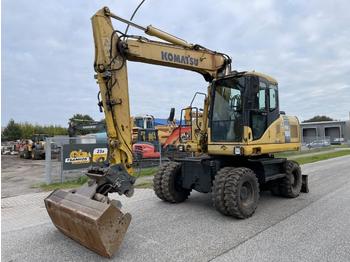 轮式挖掘机 Komatsu PW 160 ES-7K Clima German machine!:图1
