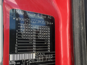 翻斗车, 起重车 MAN TGA 26.363/410 6x4 BB TGA 26.363/410 6x4 BB, 2-S-Alukipper：图2