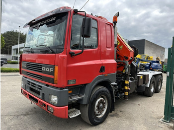 牵引车 DAF 85 CF 430 6x4 CRANE PK 32.000 F (7x) + WINCH - EURO 2 - MANUAL ZF - HUB REDUCTION / STEEL SPRING - BE TRUCK：图3