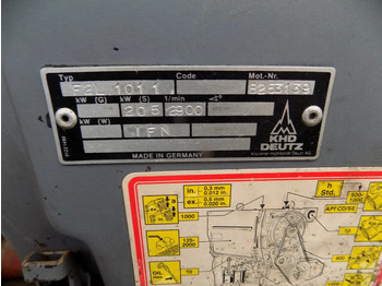 空气压缩机 Ingersoll Rand compressor deutz typ 1011 met tandem aanhanger：图5