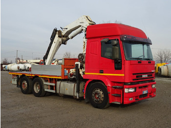 栏板式/ 平板卡车, 起重车 IVECO EUROSTAR 240E42 BONFIGLIOLI P30500XL：图3