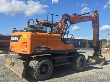 Wheeled Excavator Doosan DX160W with attachment and trailer 租赁 Wheeled Excavator Doosan DX160W with attachment and trailer：图4