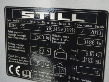 电动叉车 STILL RX60-25:图2 电动叉车 STILL RX60-25:图2
