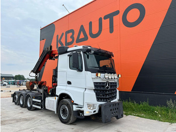 吊钩升降车, 起重车 Mercedes-Benz Arocs 3242 8x4 PK22002 / RETARDER / SNOW PLOW EQUIPMENT / GRAPPLE：图4
