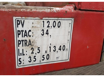 栏板式/ 平板半拖车 ACTM 28 M ROZSUWANA 3 OSIE SKRĘTNE ORYGINAŁ：图4