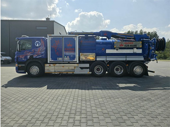 真空车 Scania KAISER EUR-MARK PL 8 Vacuum suction-blowing loader：图4