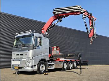 栏板式/ 平板卡车, 起重车 Volvo FH540 / EFFER 525S / JIB 4S-HD / 8x4/4：图5