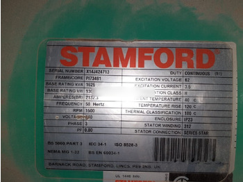 新的 发电机组 Cummins GENERATOR CUMMINS STAMFORD 1300 KW 1600 KVA FABRYCZNIE NOWY AGRE：图4