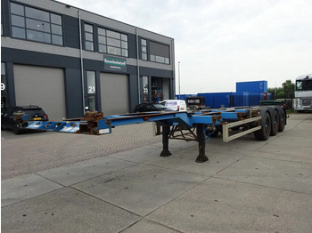 集装箱运输车/ 可拆卸车身的半拖车 Renders Container chassis / Mercedes + Disc / 1x Lift Axle / 1x Extendable：图4