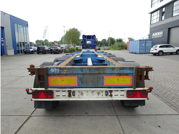 集装箱运输车/ 可拆卸车身的半拖车 Renders Container chassis / Mercedes + Disc / 1x Lift Axle / 1x Extendable：图2