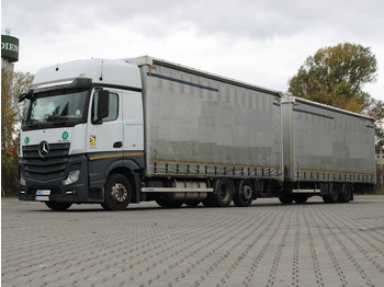 侧帘卡车 MERCEDES-BENZ Actros 2542
